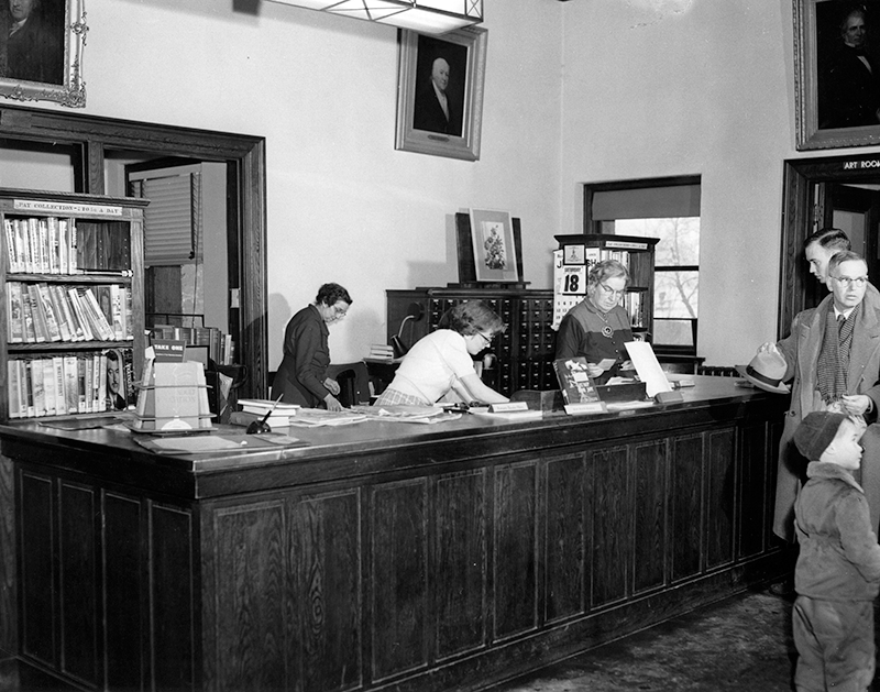 Main Desk in 1950