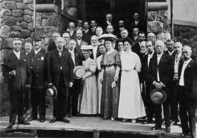 1906 Dedication of Cary Memorial Library in Lexington, Massachusetts