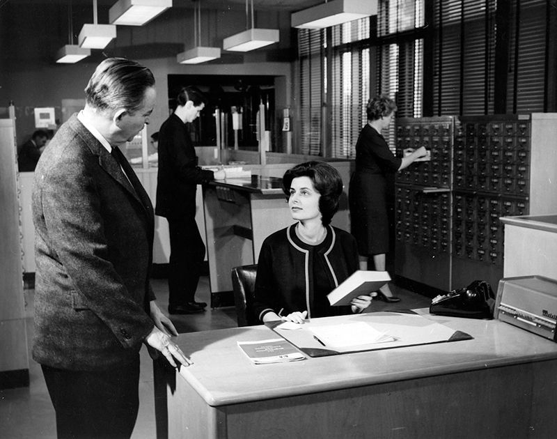 Scene from the movie "The 5th Freedom," 1962