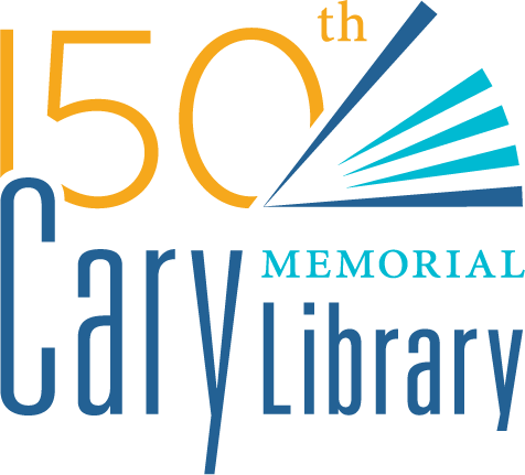 Cary Library 150th Anniversary logo