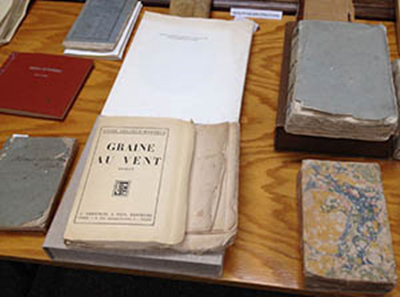 Photo of rare books