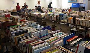 Book sale room