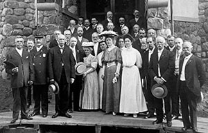 Historical photo of group of people